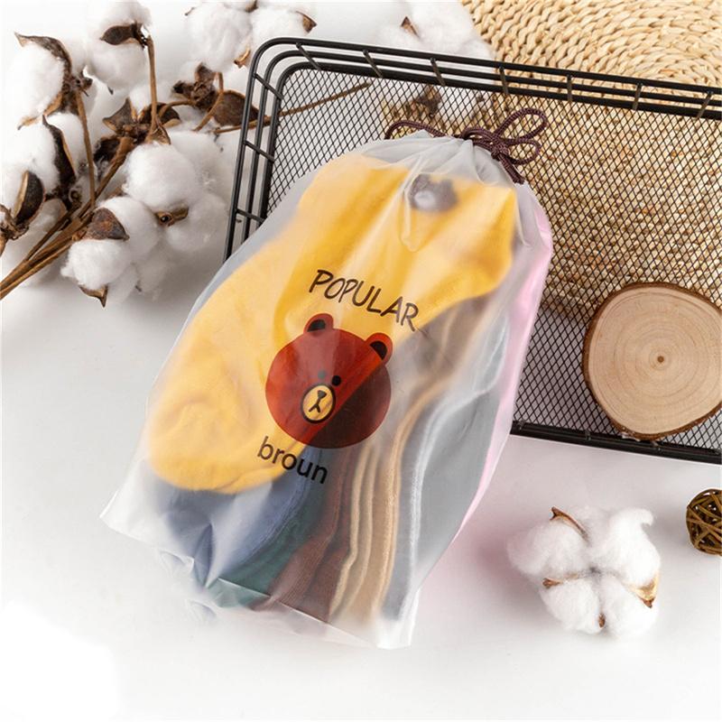 10 Pairs Winter Women Socks Bear Breathable Keep Warm Floor Anti-Skid Socks