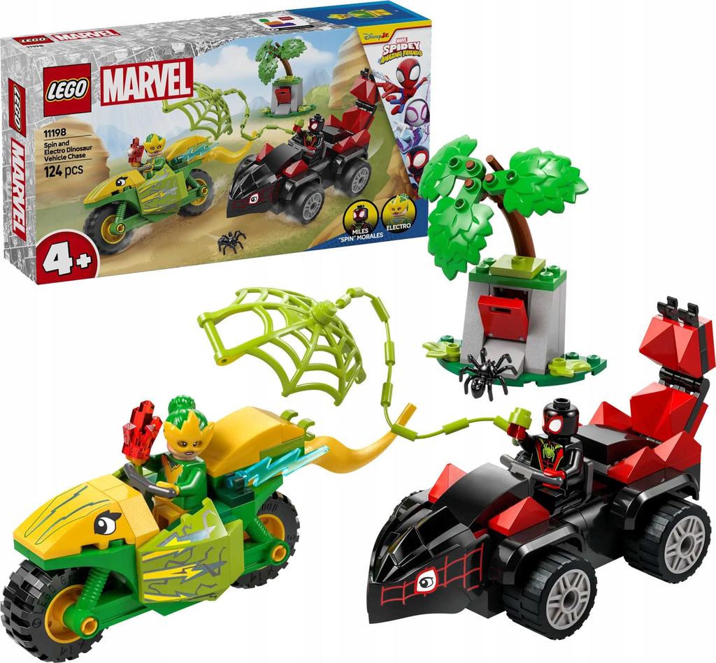 11198 - Lego Super Heroes - Pościg Spina Za Electro W Dinopojeździe
