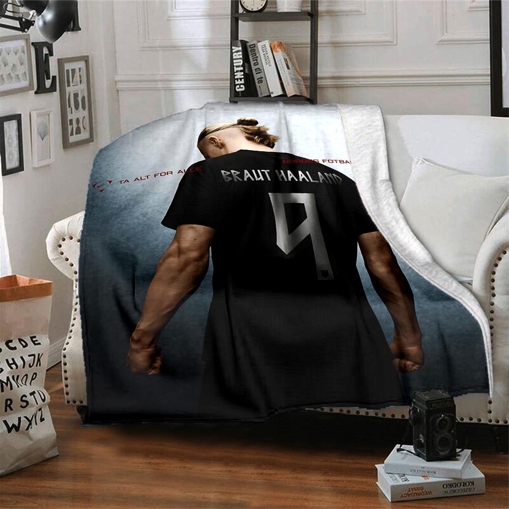Norwegian Football Legend Blankets Flannel Printed Breathable Warm Throw Blanket for Home Office Bedspreads 0708a73