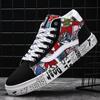 Men's Shoes New Fashion High Top Sneakers Men Casual Canvas Shoes Jogging Shoes