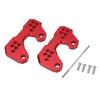 Motorcycle Adjustable Rearset Foot Pegs Mounting Base Replacement for YZF R3 R25 MT25 MT03 Red