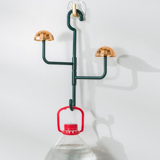 Подвесная стойка для шляп, держащая 3 шапки, не требующая установки пластиковая вешалка для дисплея, шапочка, бейсбольные кепки, парики, шарф, ювелирные изделия, шляпа, органайзер, крючок