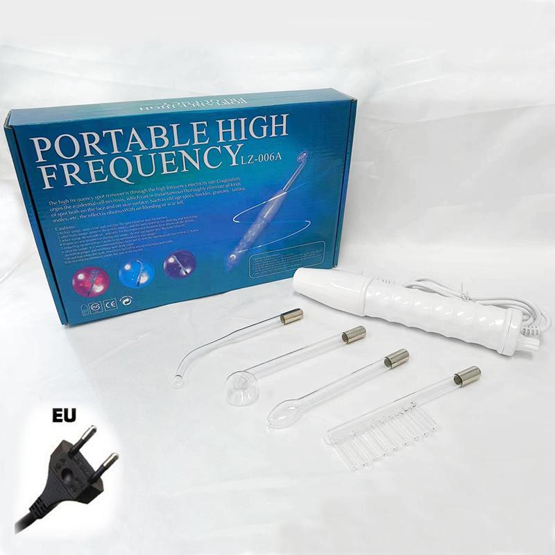 Портативный ручной уход за кожей Удаление черных точек и акне Подтяжка кожи Стимулятор волос и кожи головы Высокочастотный косметический прибор