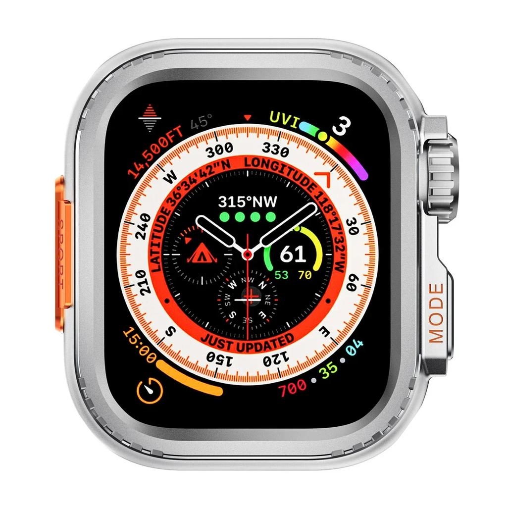 Metal Bumper Case For Apple Watch 49MM 46 45 44mm Protector Frame Cover For iWatch Series 11 10 9 8 7 654SE Change To Ultra 3 49