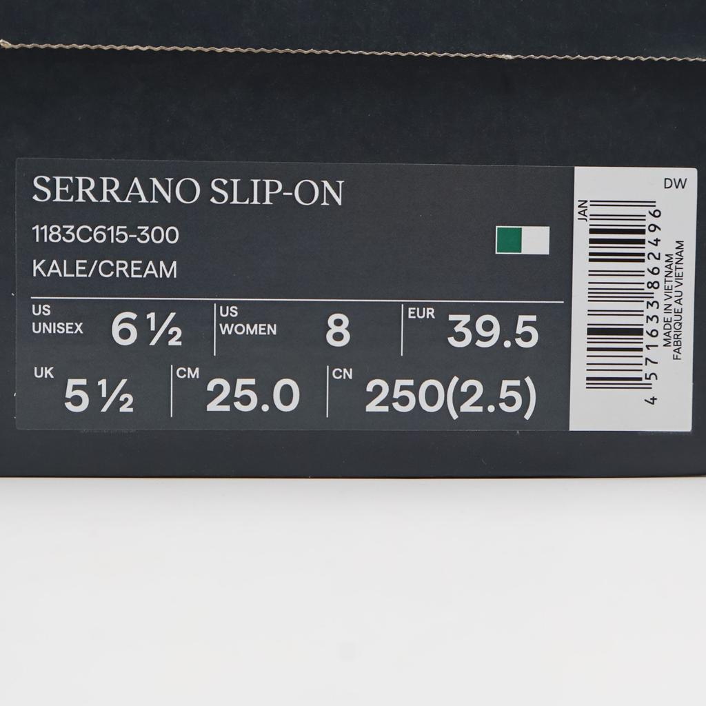 1183C615-300 Onitsuka Tiger Serrano Слипоны Кале/Крем (Мужской)