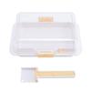 Airtight Butter Dish Reusable Dishwasher Safe Butter Holder with Cutting Tool for 500g Cheese