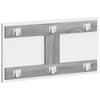 Wall Mounted Headboard ARNHEM Sonoma Grey Engineered Wood