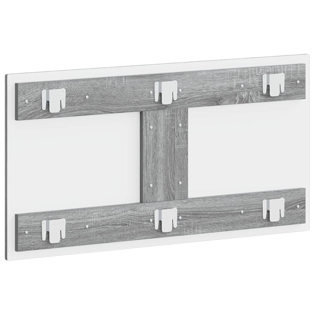 Wall Mounted Headboard ARNHEM Sonoma Grey Engineered Wood