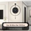 Creative Modern Art Wall Clock for Living Room and Porch