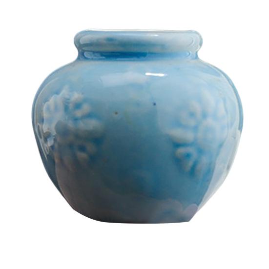 Мини-статуэтка вазы для цветов, винтажная цветная керамика, миниатюрная статуэтка вазы, скульптура, крошечный держатель для цветочного горшка, украшение