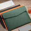 PU Leather Handheld File Storage Bag A4 Handheld Laptop Bag  School Office Supplies