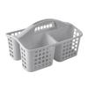 Yousheng Bathroom Storage Basket Divided Grid Design Large Capacity PP Plastic Portable Hollow Home Organizer