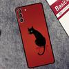 Черный Кошачий Лицо Котенка Чехол Для Samsung Galaxy S25 S26 Ultra S20 S21 S22 S23 S10 Plus S25 FE S24 Ultra Чехол