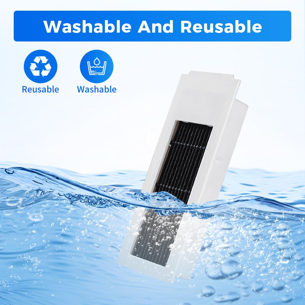 HEPA Filter For Ecovacs Deebot X2 / X2 Pro /X2 Omni/ X2 COMBO /X2S Robot Vacuum Cleaner Spare Parts Washable Filter Replacement