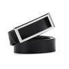 Elegant Genuine Leather Belts Rectangle Buckle Waist Belt Casual Skinny Thin Belt  All-Match