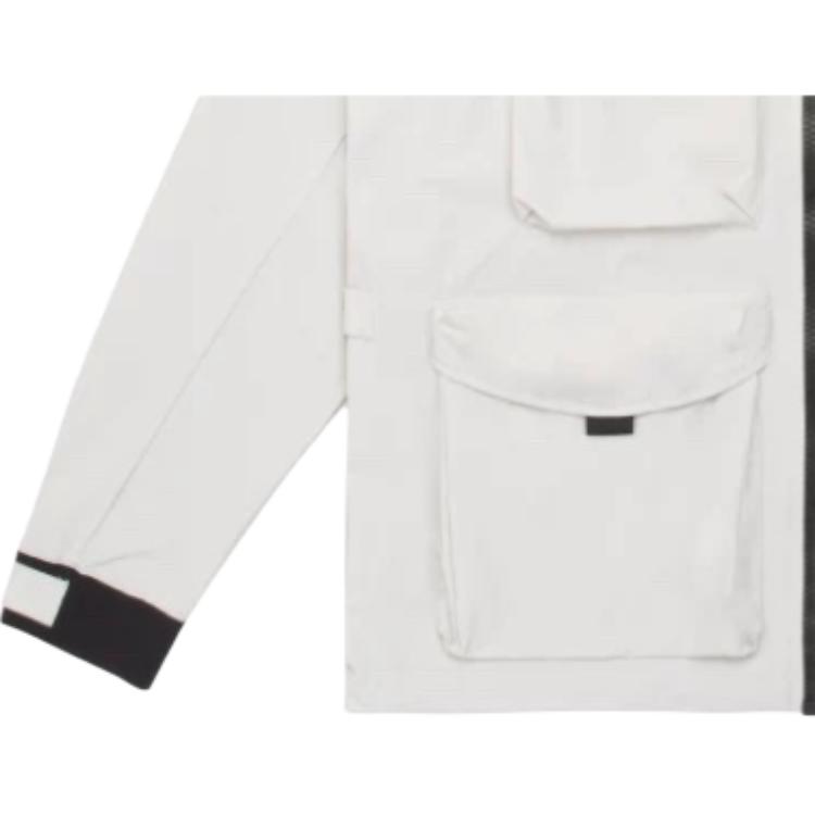Carhartt WIP Мужская куртка с капюшоном, свободного кроя, с длинным рукавом, регулируемыми манжетами и множеством карманов, цвет галька, I027505-09C-S