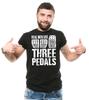 Real Men Use Three Pedals Shirt Funny Car Shirt Manual Driver Gift Car Lover Tee
