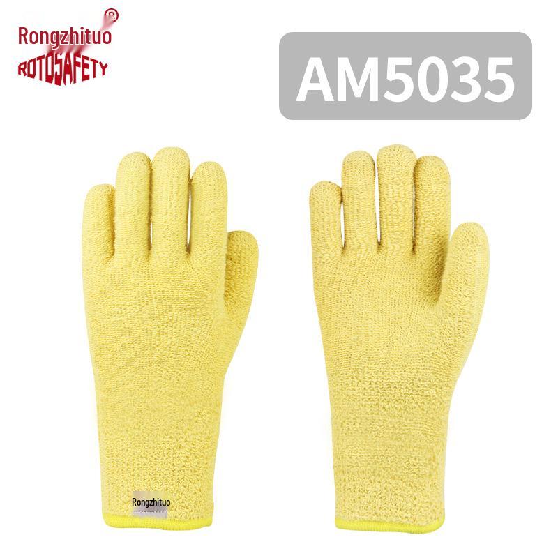 Огнеупорные Термостойкие Гибкие Арамидные Перчатки - Защита от Высоких Температур и Порезов