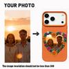 Customized Photo Phone Case For iPhone 17 Pro 16e 16 15 14 Pro Max 13 12 Pro 11 Air Love Heart Frame DIY Design TPU Back Cover