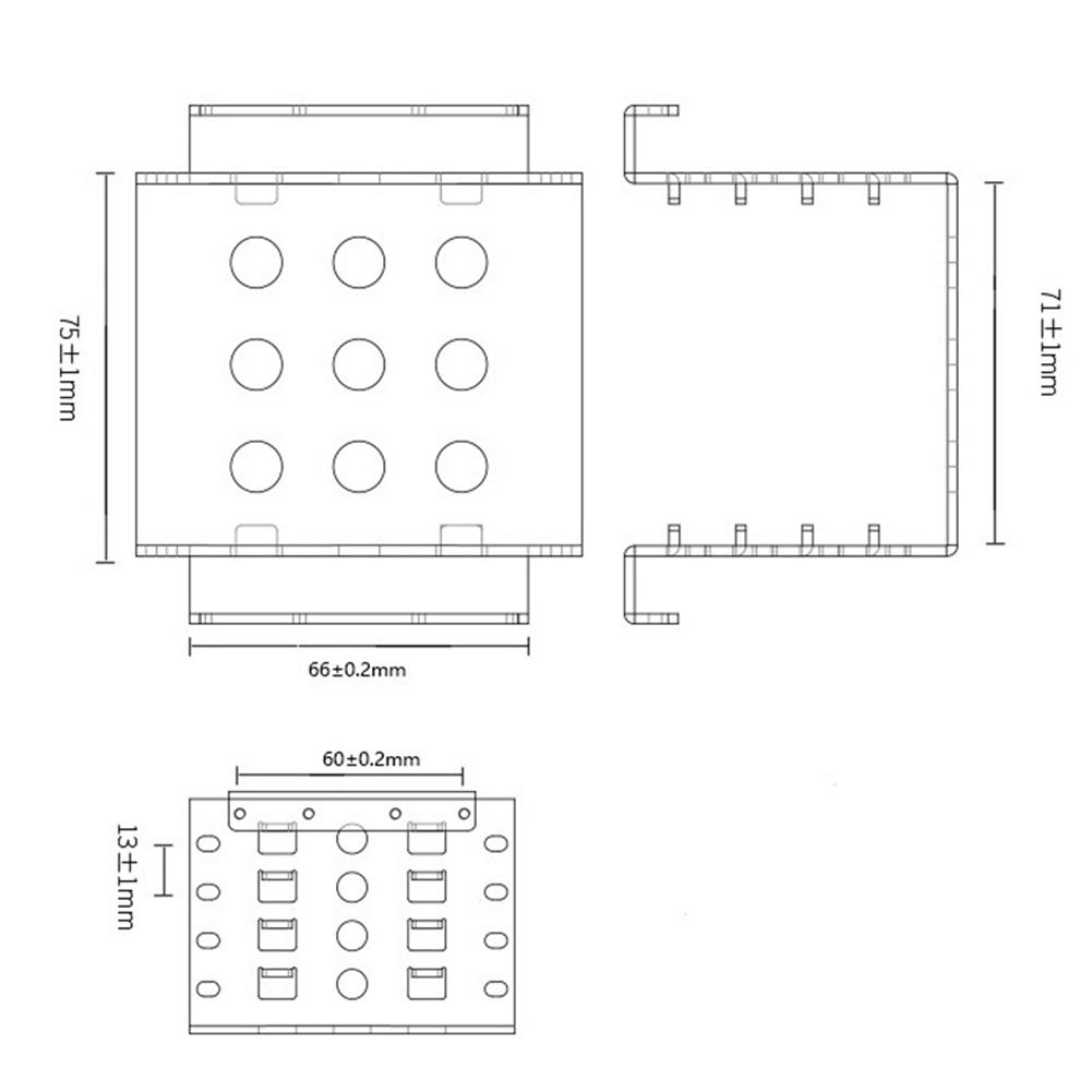 Корпус для жесткого диска 2,5" - 3,5" Адаптер жесткого диска SATA SAS Монтажный кронштейн Док-станция Держатель лотка для SSD Корпус для жесткого диска 3,5" - 2,5"