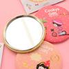 2025 Korean Cute Cartoon Mini Makeup Mirror Portable Compact Round Mirror for Women Travel Mirror for On-the-Go Touch-Ups