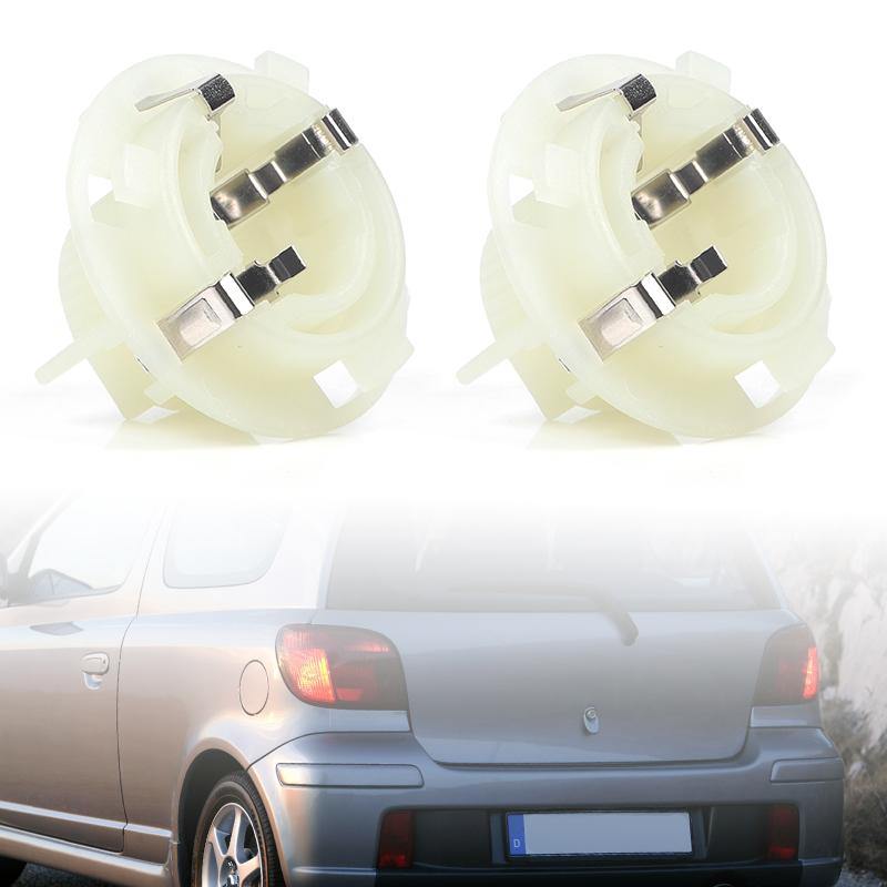 1 Pair Brake Light Bulb Holder For Toyota Yaris 2001 2002 2003 2004 2005 Rear Brake Stop Lamp Bulb Socket 9006981014 90069-81014