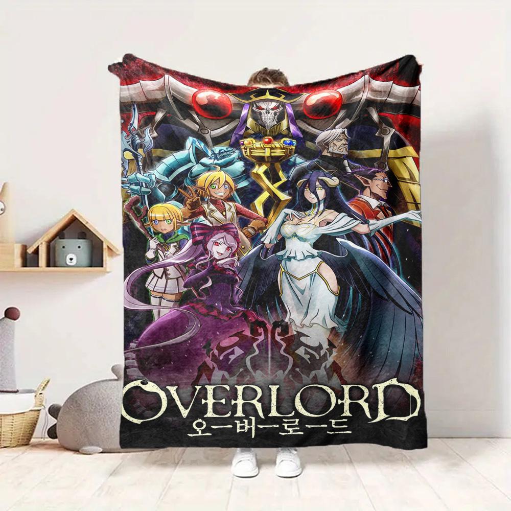 Overlord Flannel Blanket Throw Blanket Soft Warm Sofa Bed Camping Car home Decor Unique Christmas Gift C9301148