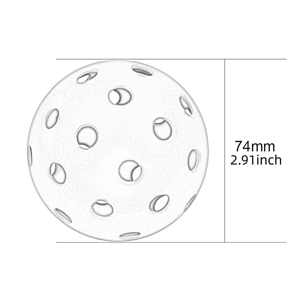 High Visibility 40 Holes Pickleball Good Performance Pickleball Training Ball Practice Accessories