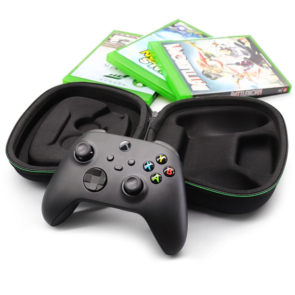 Sisma Сумка для хранения контроллера для Xbox Series Беспроводной контроллер Xbox Core Защитный ударопрочный Черный Контроллер XS, Совместимый, Чехол, Сумка,