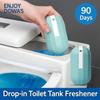 90 Day Automatic Toilet Bowl Cleaner Box Modern Plastic Build Long Last Fresh Blue Foam Scent Heavy Duty Cleaning Home Must Have