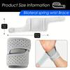 Pressure Wrist Guard Spring Support Breathable Anti Sprain Hand Wrist Cover Adult Badminton Tennis Sports Equipment Wrist Guard 1