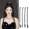 2pcs Synthetic Wig Braids with Clip Hair Braid Hair Extensions Accessories Rings Dreadlocks Hip-hop Hair Rope Tinsel