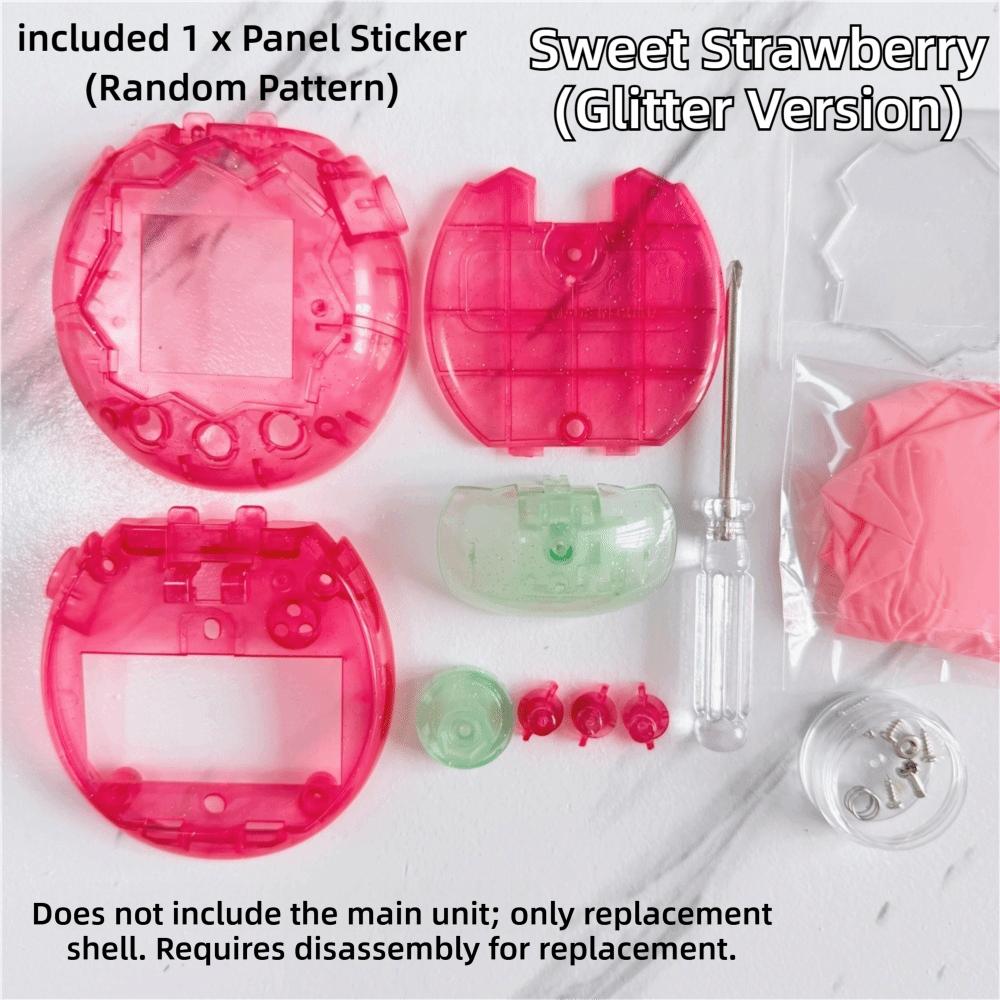 Colorful Shell Replacement Premium Hard Shell Transparent Shell Modification Crystal for Tamagotchi Paradise