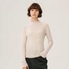 Seamless Fine Knit Machine Washable Half-High Neck Slimming Wool Sweater for Women - Spring/Autumn 2025 Warm Base Layer Knitwear
