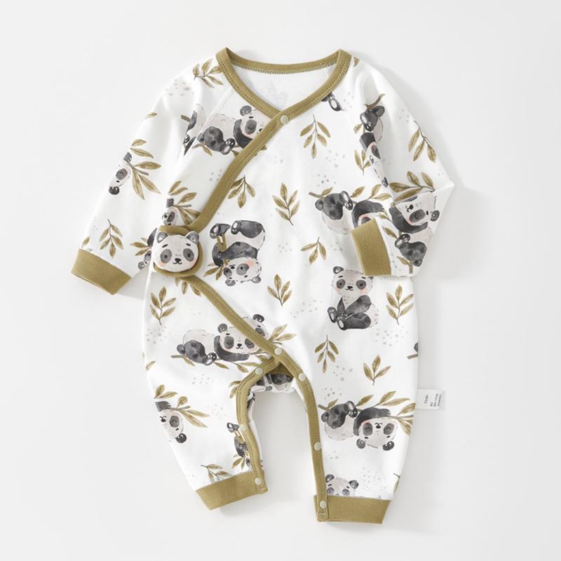 Newborn Baby Onesies: Spring & Autumn Pure Cotton Underwear for 0-3 Months