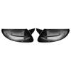 Для VW JETTA MK6 Volkswagen Passat B7 Scirocco Beetle CC Eos Black Horn Carbon Add on Rear View Mirror Cap Cover High Quality