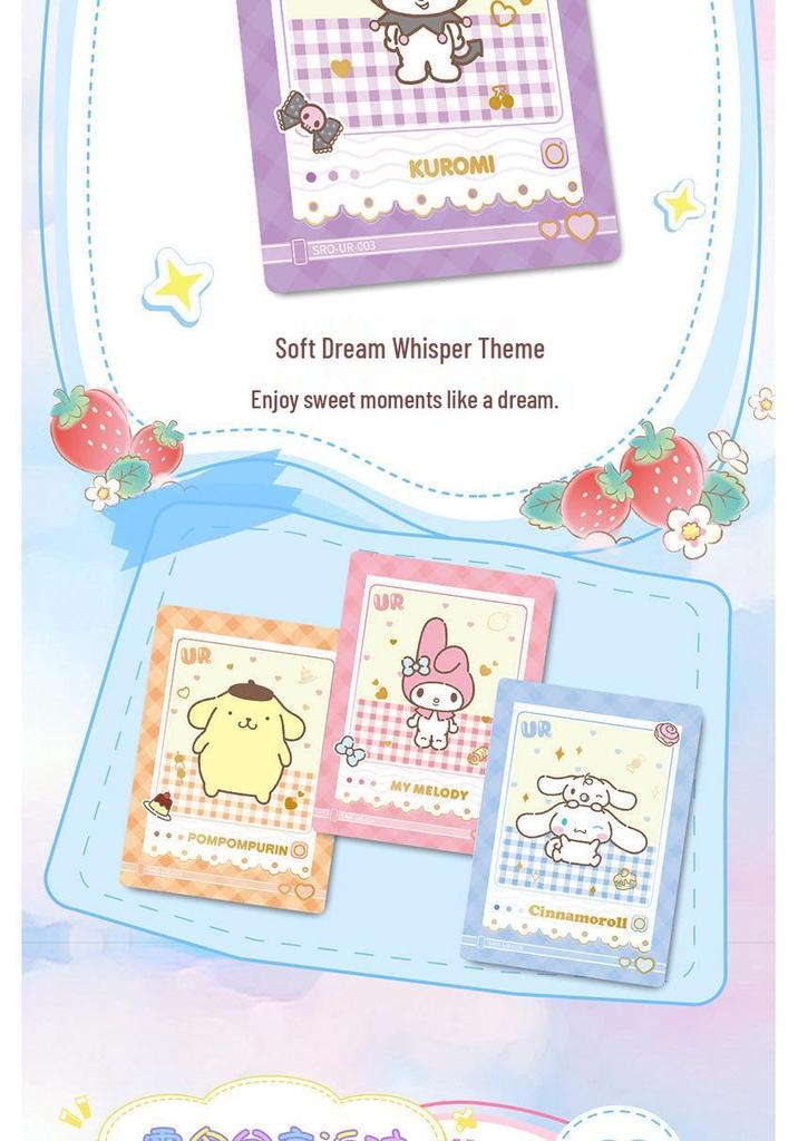 Kabao Wenchuang Sanrio Серия 6 и 7 карточек для моментальной камеры - Оригинальный набор маленьких карточек