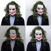 Темный рыцарь Бэтмен Джокер Латексная маска Парик Хэллоуин Ужас Реквизит
