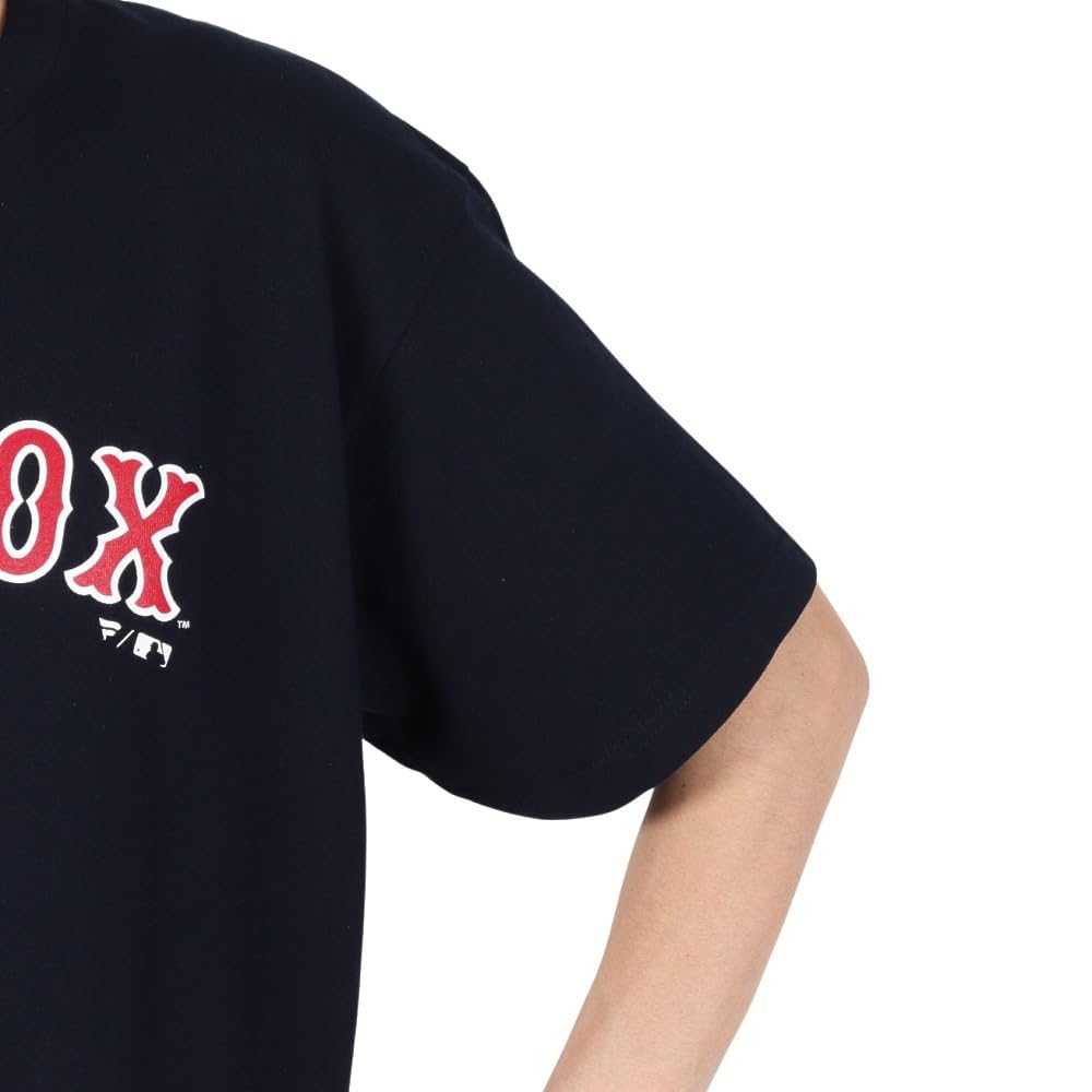 Fanatics Футболка с логотипом MLB темно-синяя с коротким рукавом