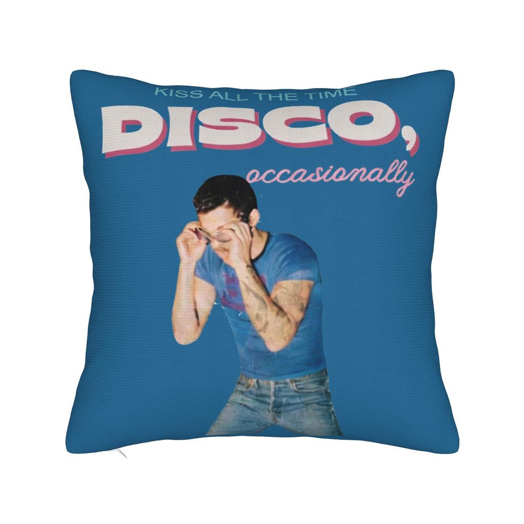 Harrys Styles Kiss All The Time Disco Occasionally Pillowcase Printing Cushion Cover Decoration Throw Pillow Case Cover