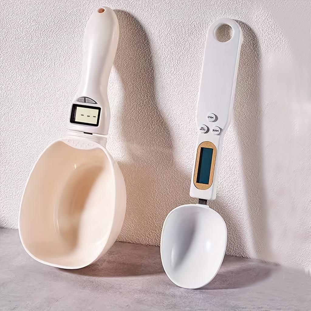 2 шт. Многофункциональные кухонные весы-ложка, Цифровая мерная ложка, Точность 0,1 г и Вместимость 800 г +500 г, Идеально подходит для приготовления еды и точности рецептов