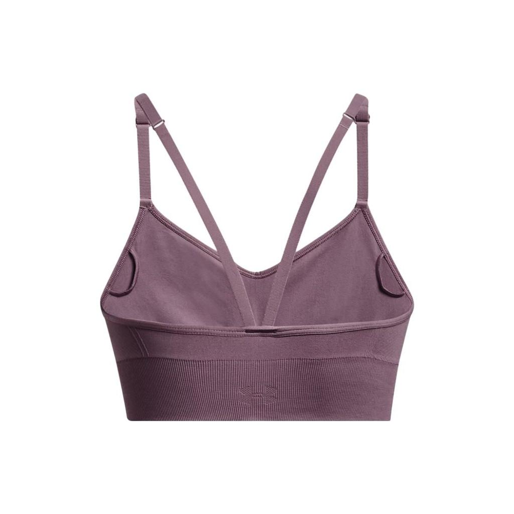 Under Armour Seamless Low Intensity Sports Bra Women Underwear Purple 1380428-500