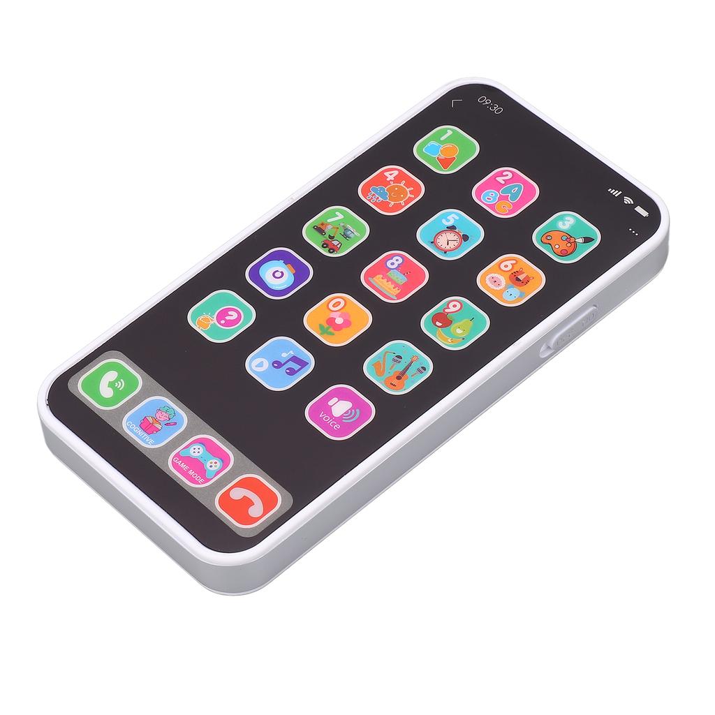 Детский Смартфон Сенсорный Мультирежимный Музыкальный Телефон Игрушка Ранняя Развивающая Обучающая Игрушка Белый