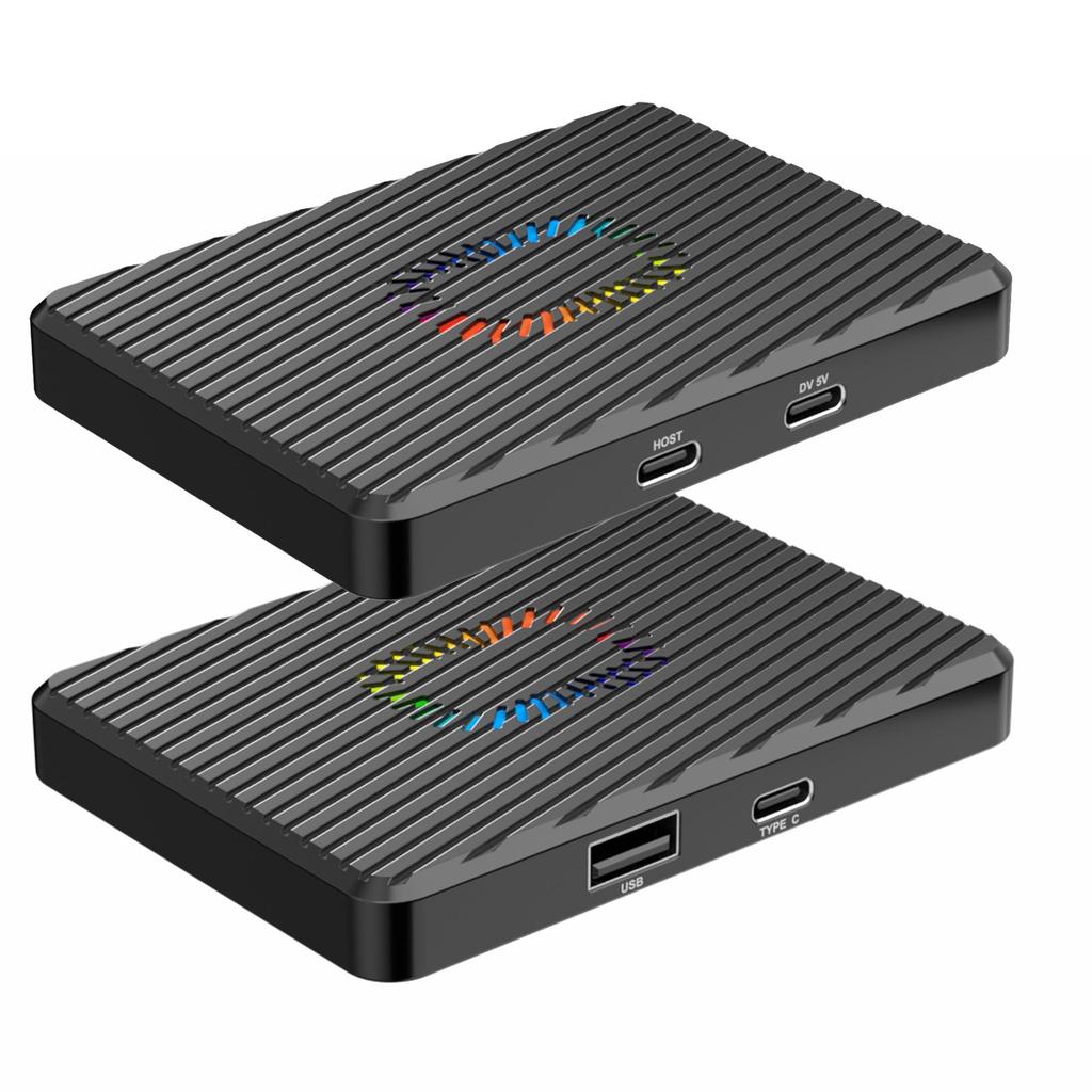 Dual Bay M.2 SSD Enclosure Dual Protocol M.2 NVMe SATA SSD Case Solid State Drive Docking Station USB3.2 GEN2 10Gbps SSD Adapter