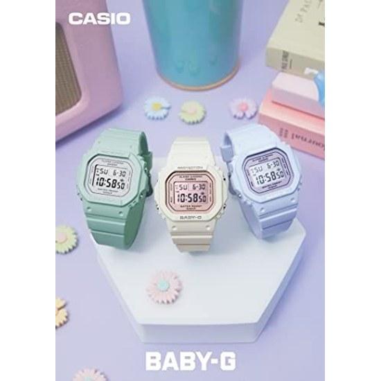 Женские наручные часы Baby-G Casio BGD-565SC-2JF сиренево-голубые