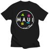 100% Cotton Casual Short Sleeve Men T Shirt Hot Maui and Sons Mens Black T-Shirt Size S-3XL Harajuku Men Clothing