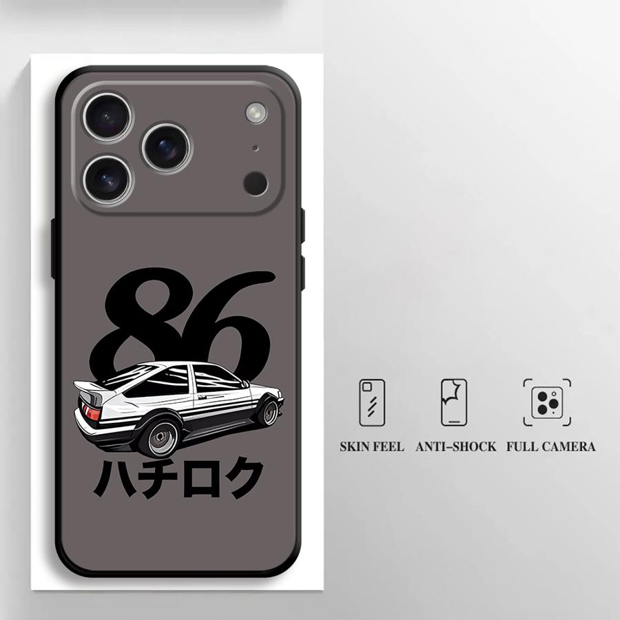 Япония Аниме Initial D Чехол для Apple iPhone 17 Pro Max 12 11 XR XS MAX 13 15 Pro 7 8 Air 16 14 Funda Чехол для телефона