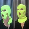 New Halloween-Themed Ski Mask: Warm, Thickened, Three-Hole Design for Autumn/Winter