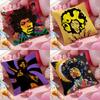 Наволочка SingerJ-Jimi H-Hendrix Мягкая Плюшевая Ткань Двусторонняя Печатная Наволочка для Подушки Теплая Зимняя Подушка для Дивана