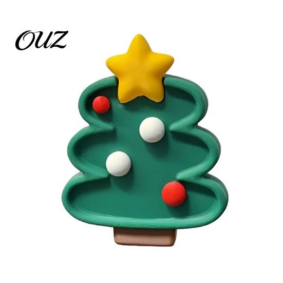 Holiday Party Supplies Christmas Tree Refrigerator Magnet, 3D Printed Fridge Magnetic Memo Holder Decor Accessory for Kitchen Cabinets Whiteboards